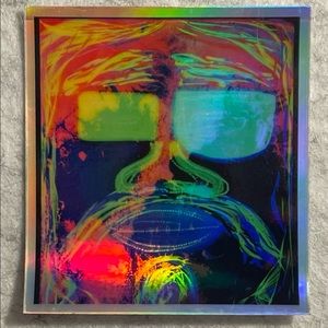 Ramen King Holographic Stickers